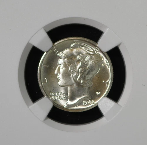 1942 D MERCURY DIME ~ NGC / CAC MS67+ FB ~ Hammered Blast White ~ FREE Shipping