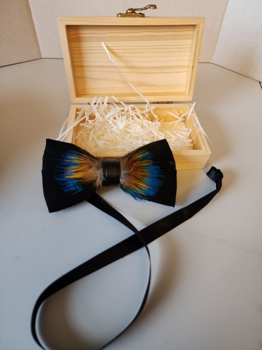 ボウタイ　BOW-TIE  タッセルレザー　サイズ5 Luxury Bowtie Collection Feather & Leather Adjustable Bow