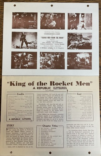 1940-1959 SCI-FI SERIAL PROGRAMME LOT, 9 Vintage Shows, Republic Cliffhanger - Bild 5 von 10