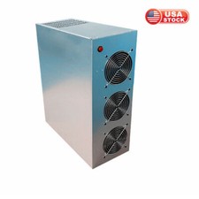 NEW Open Air Mining Server Case Chassis Frame  3x Fans For 5 GPU Cards X79
