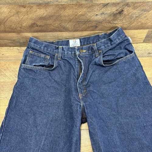 Pantalones de mezclilla azules Tyndale FR MVM Rodeo J230T para hombre 36x33 hechos en EE. UU. CAT 2 lavado medio - Imagen 3 de 15