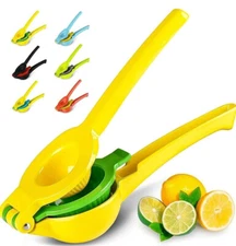 ZestyMax 2 In 1 Lemon Lime Squeezer Hand Juicer Max Extraction Manual Citrus