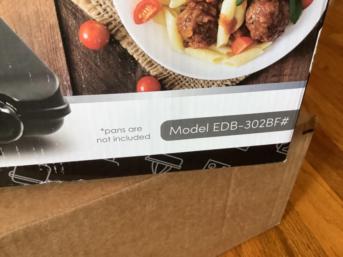 Elite Gourmet EDB-302BF Countertop Double Cast Iron Burner, 1500 Watts  Electric | eBay