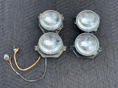 Pair Mercedes W108 W109 W111 W112 Double Headlights Headlight
