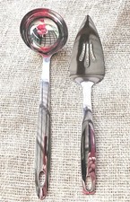Oneida Stainless Large Soup Ladel And Pie Cake Server Flatware