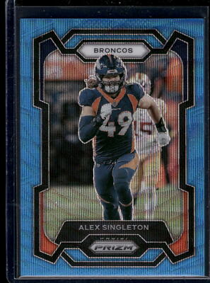 2023 Panini Prizm #84 Alex Singleton Blue Wave #/199