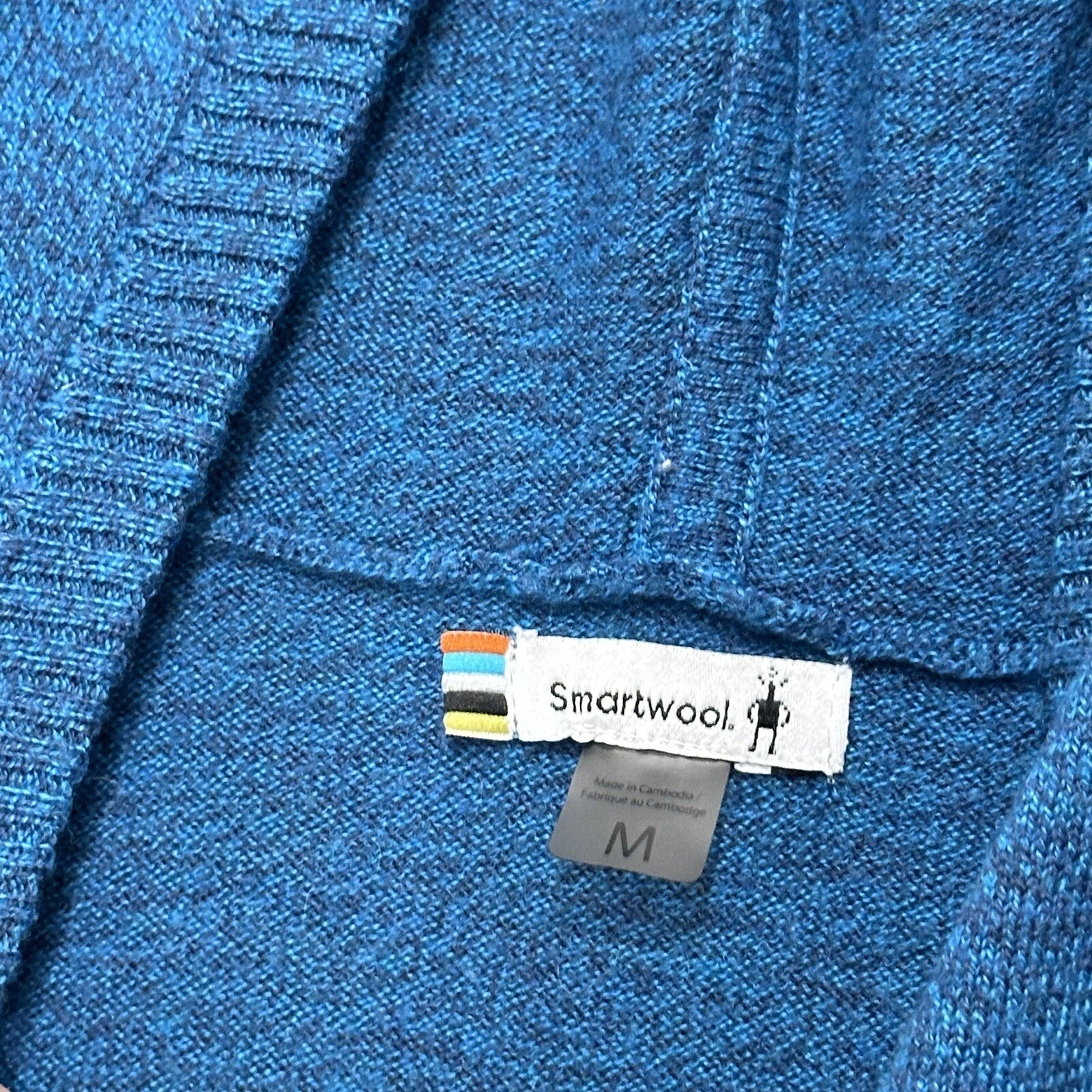 smartwool heather shadow pine wool henley pullover hoodie