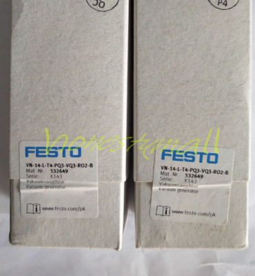 1PC NEW IN BOX FOR FESTO vacuum generator VN-14-L-T4-PQ3-VQ3-RO2-B 532649