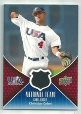 2009 Upper Deck Series 2 Christian Colon National Team Jersey USA-CC