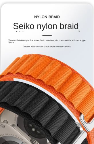 Correa de reloj trenzada de nailon Alpine Loopback para iPhone 98765432 38/40/42/;44/49 mm - Imagen 7 de 39