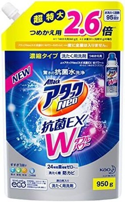[Large Capacity] attack Neo Antibacterial EX W Power Laundry Detergent Concentr