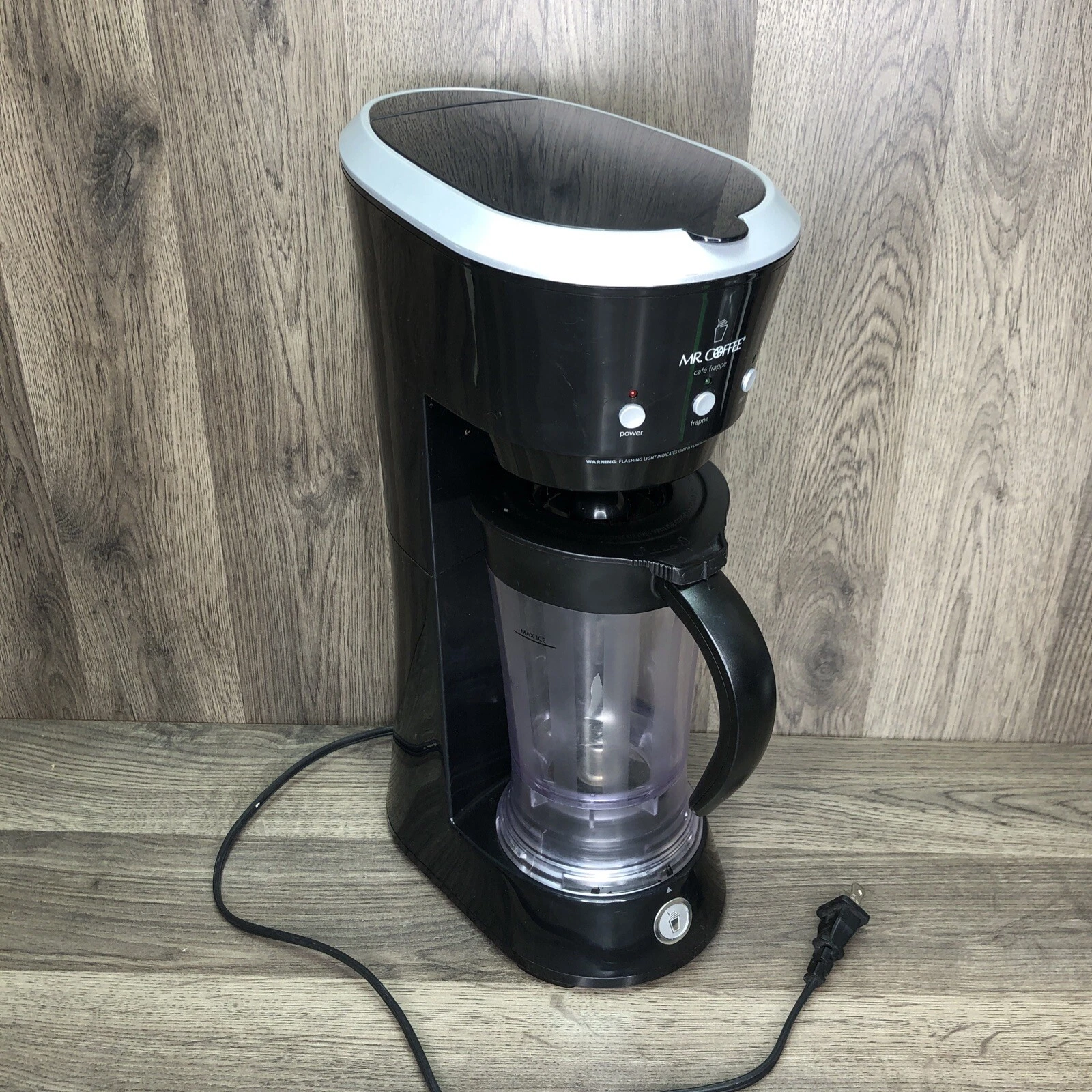 Mr. Coffee Cafe Frappe Maker BVMC-FM1 Auto Frozen Coffee Machine -Tested & Works
