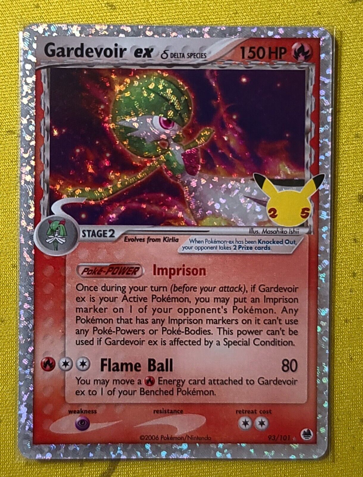 Gardevoir Ex - Celebrations Pokémon card 093/101