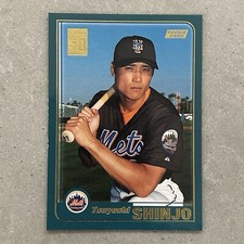 22001 Topps #725 Tsuyoshi Shinjo New York Mets Rookie Card RC