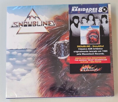 Snowblind self titled 1985 CD new Brazil press slipcase s/t same