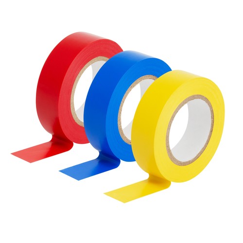 JAK Electrical Insulating Tape Coloured Insulation Tapes 18mm 15m Carft Sport - Picture 5 of 7