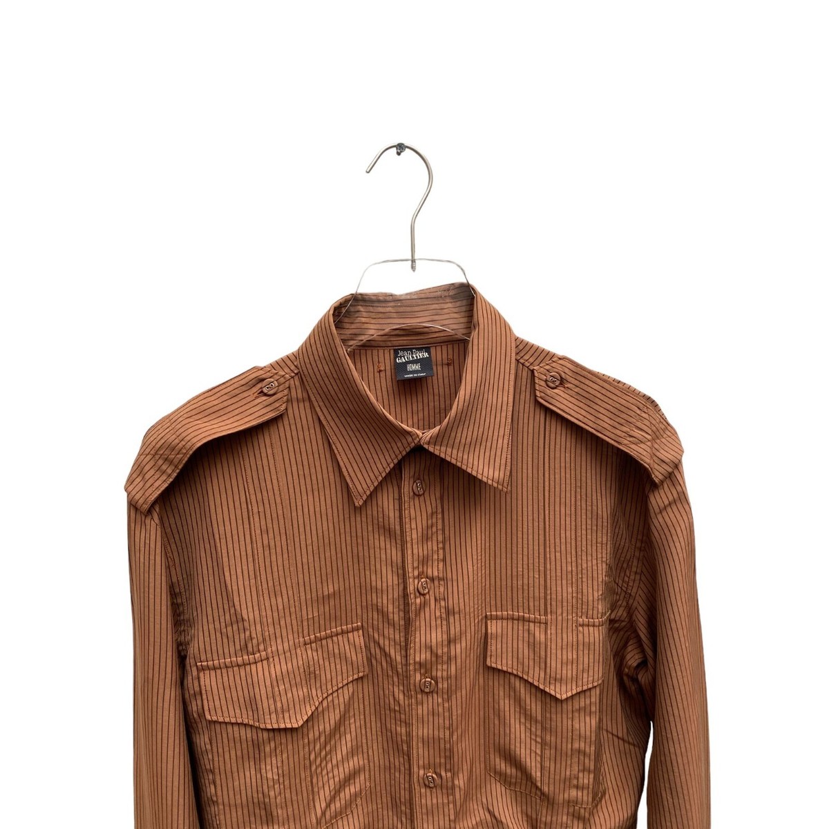 90s JEAN PAUL GAULTIER ストライプシャツ 名作 本人期 90s JEAN PAUL GAULTIER ストライプシャツ 名作 本人期 90s JEAN