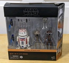 Hasbro Star Wars The Black Series The Mandolorian R5-D4  BD-72 & Pit Droids