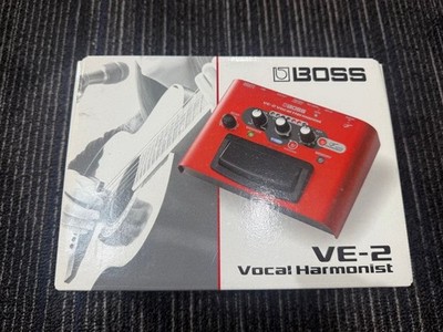 Boss Vocal Harmonist VE-2 Pedal New Effects 22 Guitar effects pedals Red