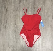 CUPSHE Women s Red One-Piece Swimsuit Size S ...