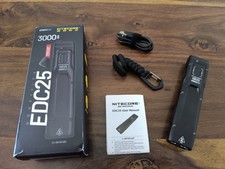 Nitecore EDC25 (3000 Lumen), UHi LED, wie NEU...