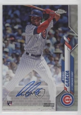 2020 Topps Chrome Rookie Refractor 162/499 Robel Garcia #RA-RG Auto y8h