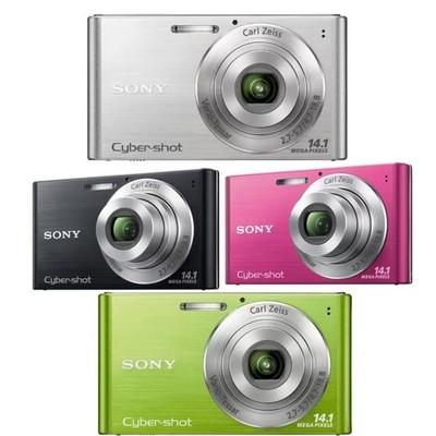 SONY Cyber-shot DSC-W320 Digital Camera 14.1 MP 3x Optical Zoom with Accessories