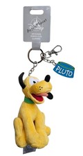 Disney Parks Pluto Bag Charm Keychain Plush
