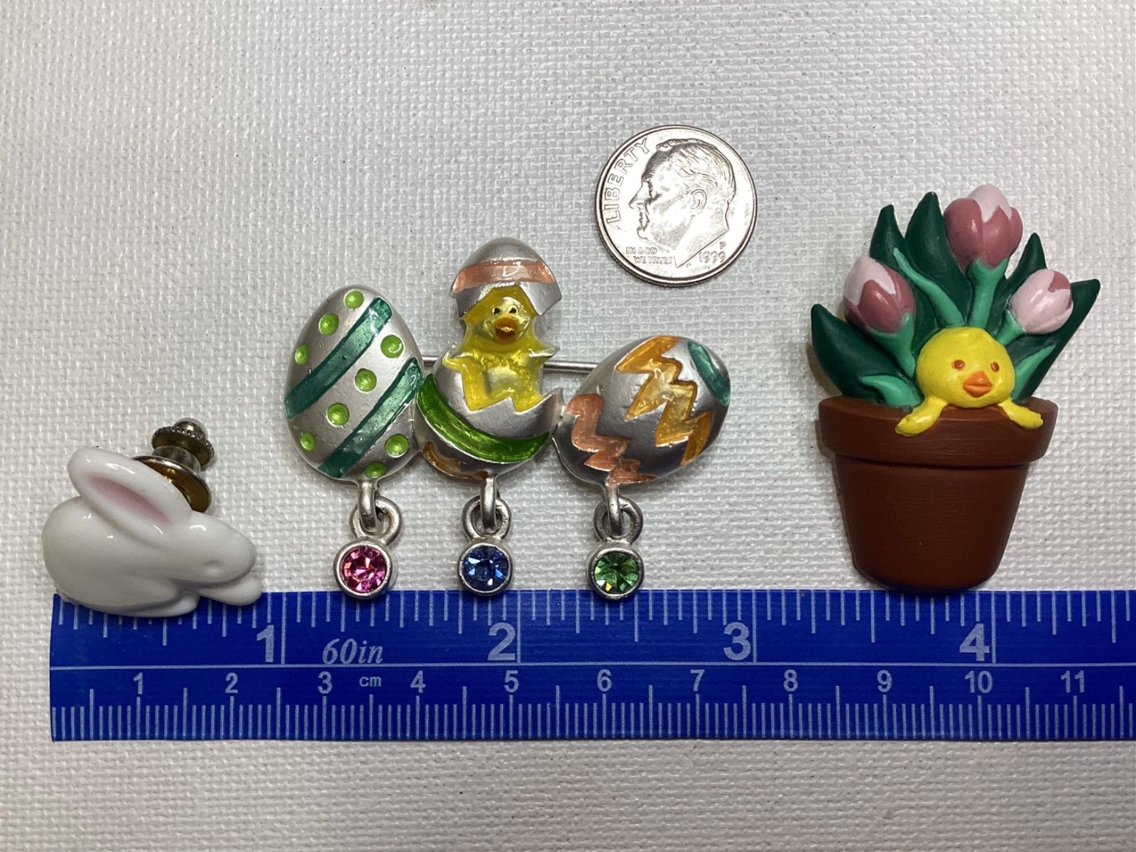 EASTER HOLIDAY SPRING CHICKS DANGLE EGGS BUNNY PI… - image 7