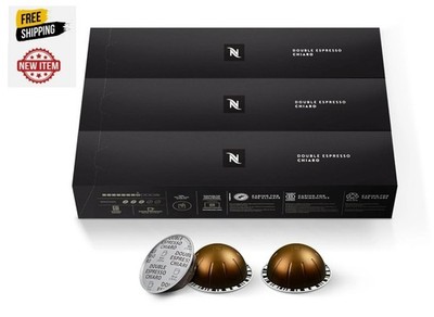 NESPRESSO Vertuo Double Espresso Chiaro,  Coffee-30-Count , EXP +8/26