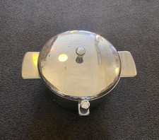 Vintage FOGACCI Vapor Control Pentola Acciaio Inox 18/10 INOX con Coperchio Italia 4QT