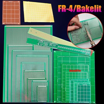 2,54mm Lochraster PCB Prototype Leiterplatte FR-4/Bakelit Platine DIY Breadboard