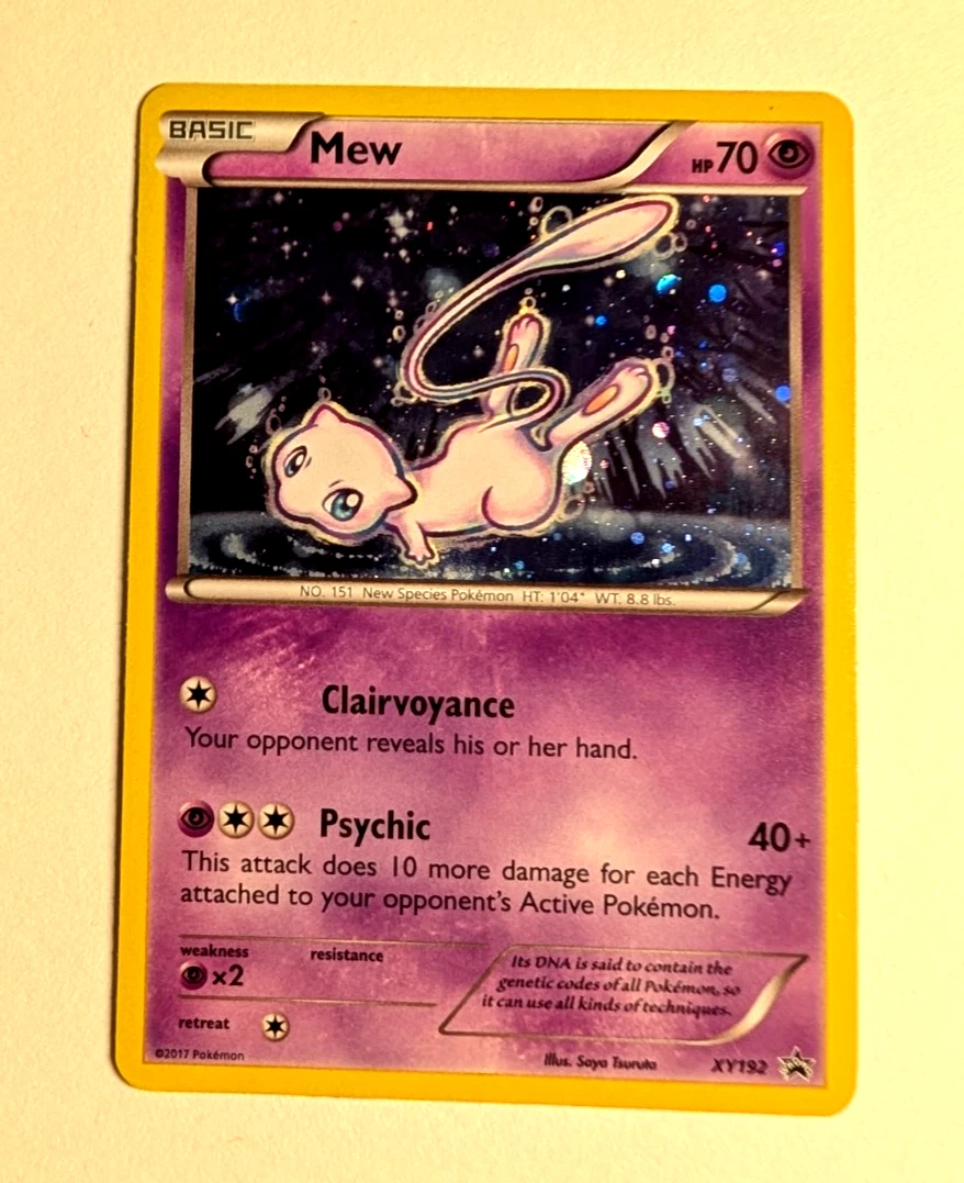 25+ Pokémon Mew Pokémon TCG XY Individual Collectible Card Game