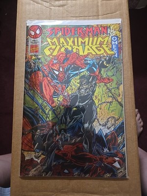 Spider-Man Maximum Clonage OMEGA #1 1995 Marvel Comics Chromium Cover NM/M