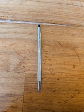 Vintage Cross Century Chrome Mechanical Pencil Made In Usa Lead Executive Sleek