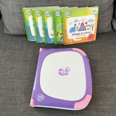 Leap Frog Leap Start 3D Interactive Learning System With 5 Books Working Purple 