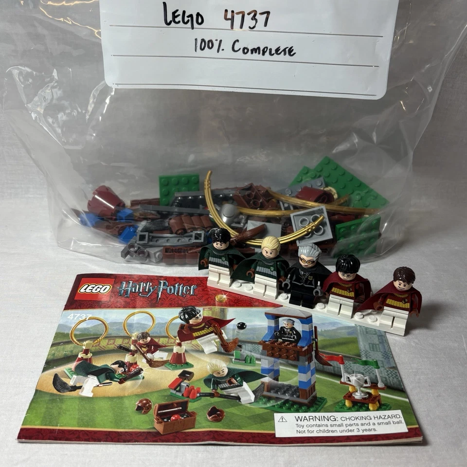 Lego Harry Potter 4737 Quidditch Match - 100% Complete With Manual & Minifigs - Image 4 of 4
