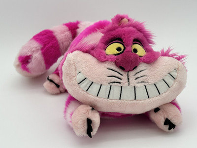 DISNEY PLUSH CHESHIRE CAT ALICE IN WONDERLAND MEDIUM AUTHENTIC PATCH