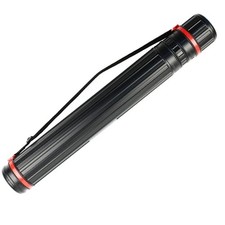 Expandable Art Poster Tube 63-107cm Waterproof Plastic Carrying Case with Sho...
