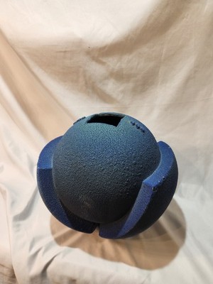 Brutalist Volcanic Atomic Lava Glaze Studio Art Pottery Mid Century Modern Vase