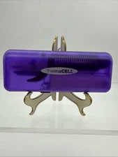 Conair TC605C Cordless Thermacell Travel Hair Curling Iron Brush Purple Case