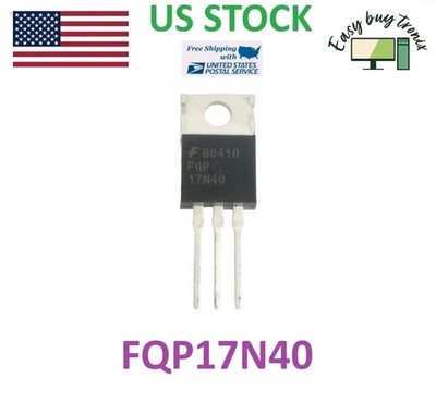 2Pcs FQP17N40 17N40 Original NEW Fairchild MOSFET