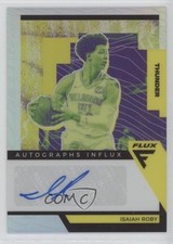 2020-21 Panini Flux Influx Silver Prizm Isaiah Roby #AI-IRO Auto 00gy