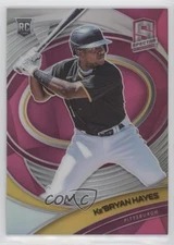 2021 Panini Spectra Rookies Neon Pink Prizm 38/40 Ke'Bryan Hayes Rookie RC o7m