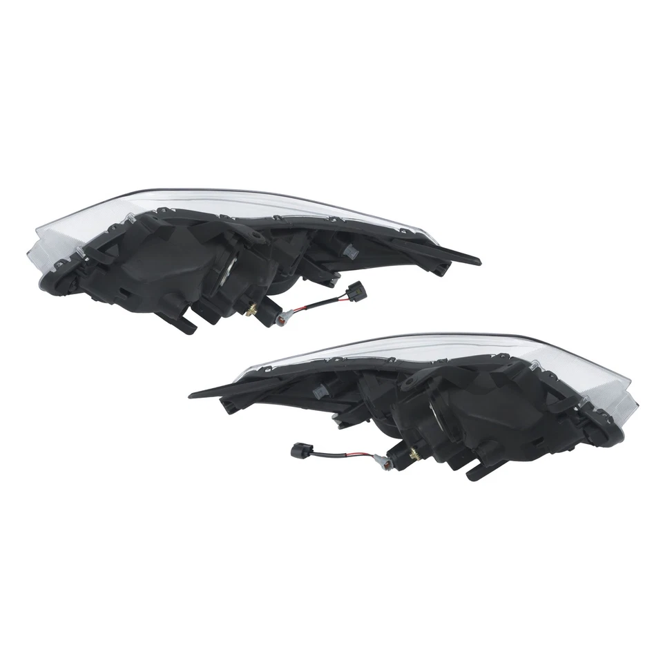 Pair For Toyota Avalon 2013 2014 2015 Headlights Halogen Projector Black Housing - Image 3 of 4