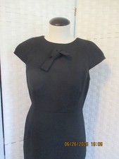 Talbots  Wool Blend Black Sheath Dress Size 4  NEW NWT