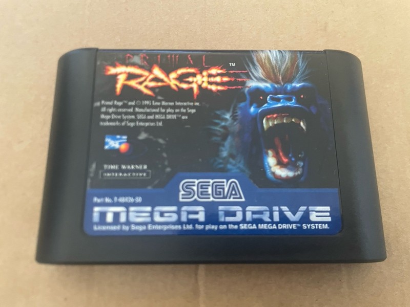 Primal Rage - SEGA Mega Drive UK PAL Cart only - Tested Fast Despatch Next Day