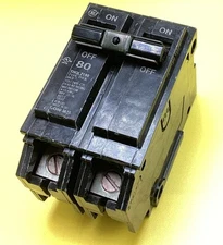 ORIGINAL New Circuit Breaker ABB GE THQL2180 80 Amp 2 Pole 120/240V @@