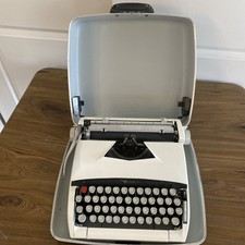 Vintage Manual Sears Citation 2 Typewriter Model 871.2840 White w/Hard Case NICE thumbnail