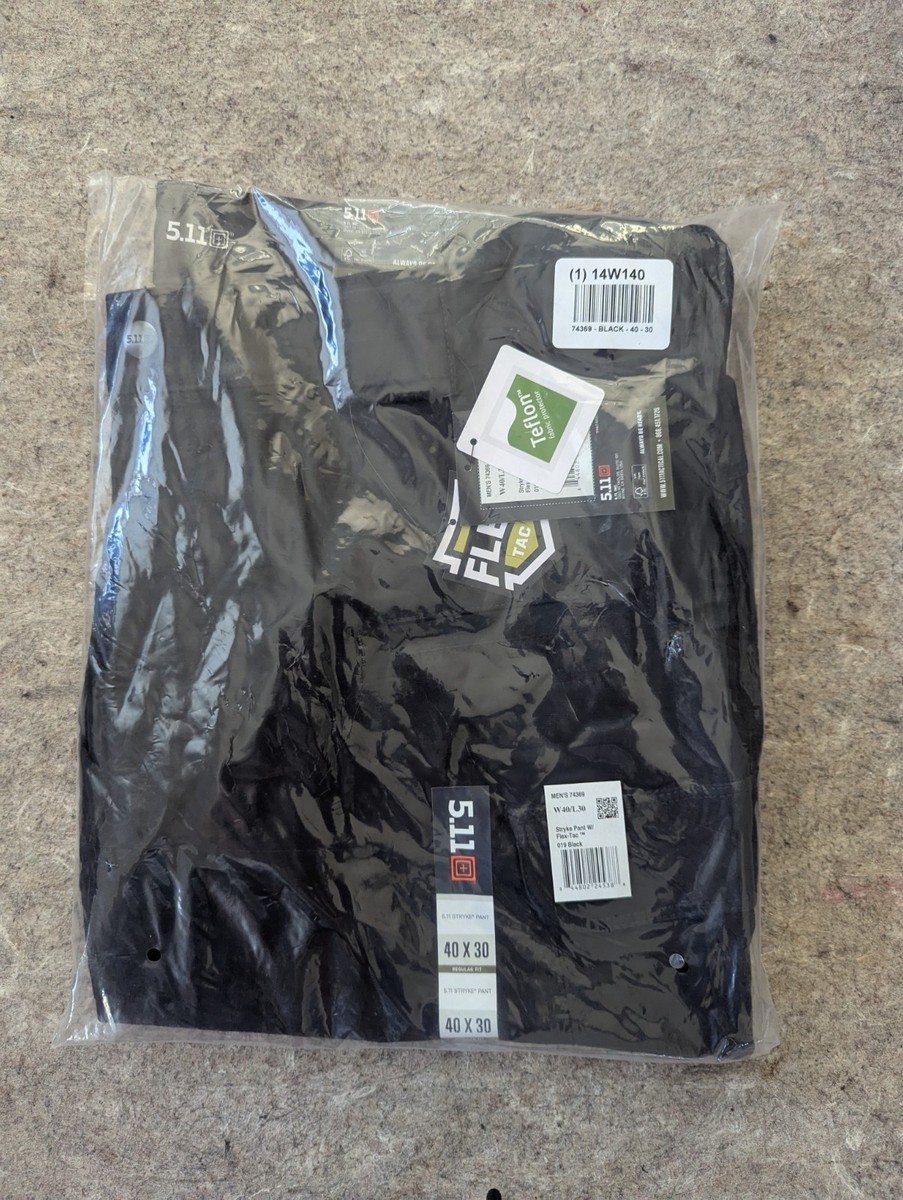 5.11 Tactical Stryke Pants Black Operator Uniform Pants w/Flex-Tac